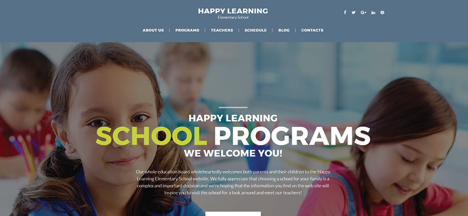 Happy Learning Responsive Website