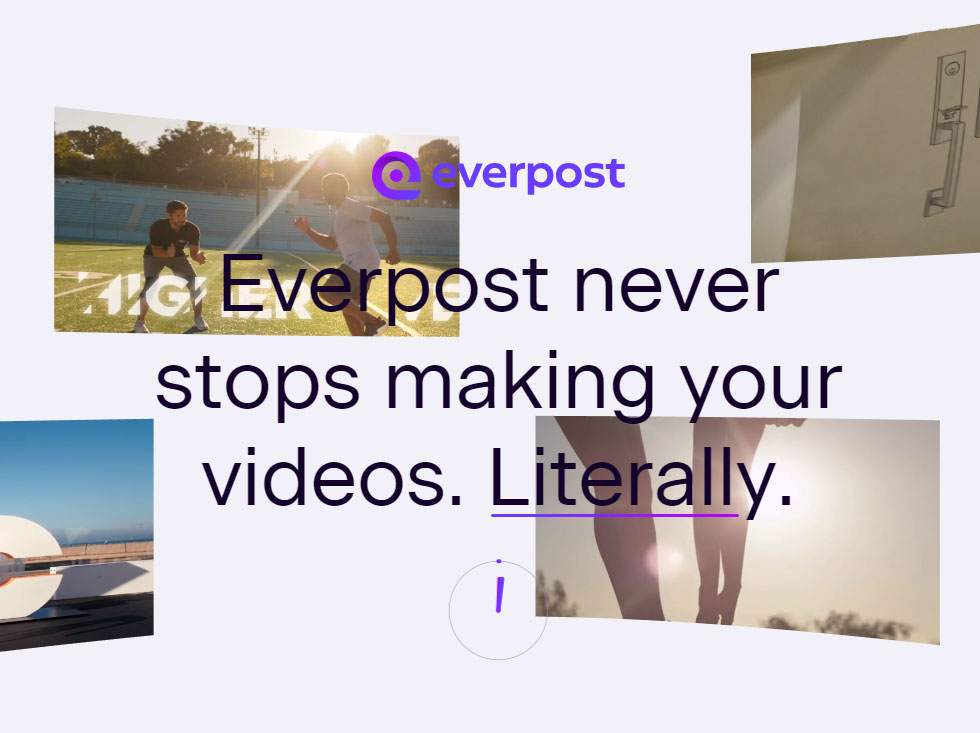 Everpost视频制作行业网站设计