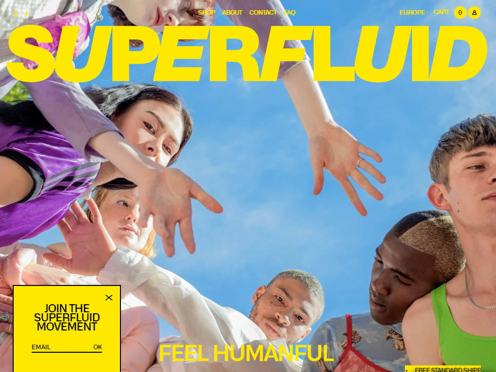 SUPERFLUID美妆行业网站设计